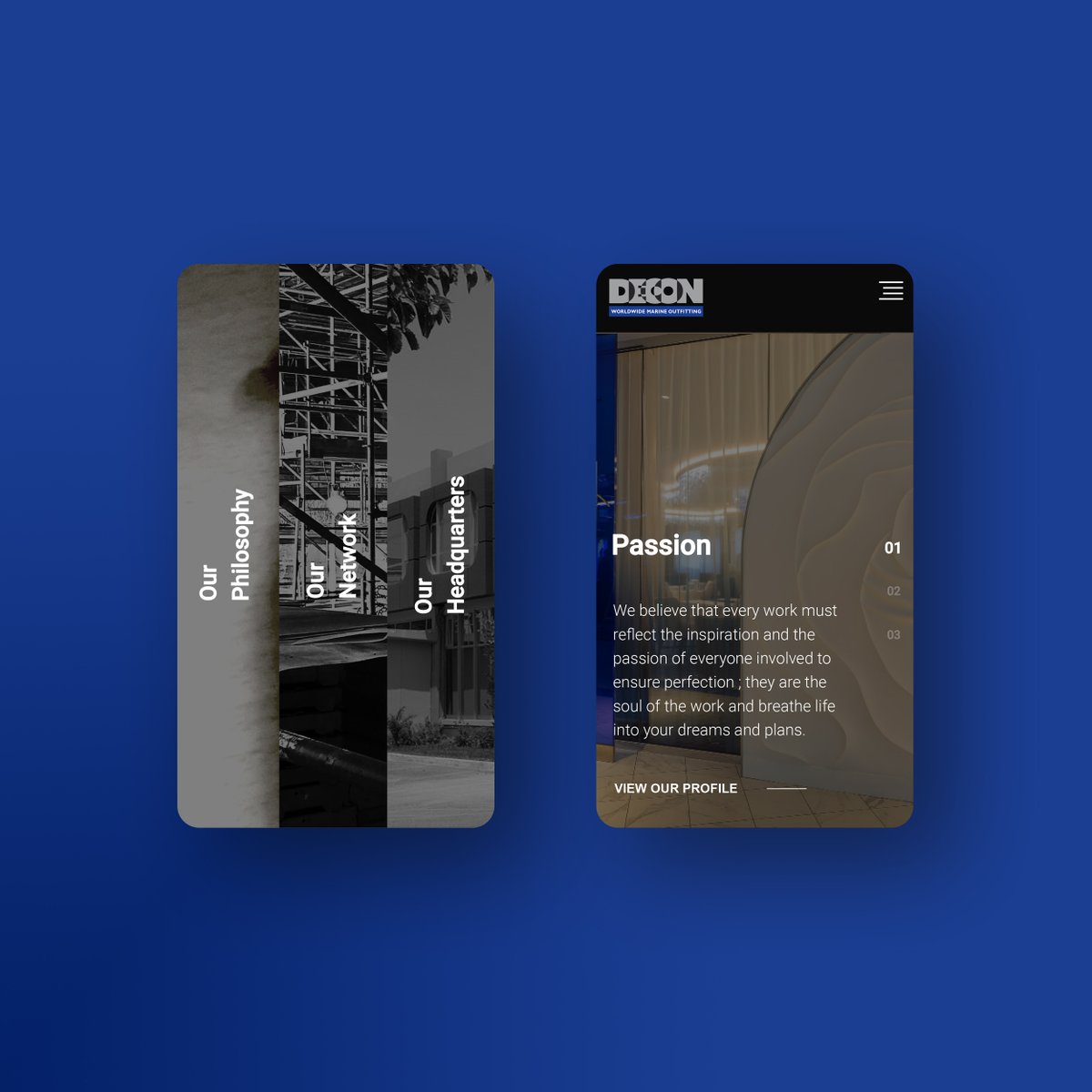 nevmagr's tweet image. Η ομάδα μας με υπερηφάνεια παρουσιάζει την ολοκαίνουργια ιστοσελίδα της DECON S.A, που αντικατοπτρίζει τον κόσμο της ναυπηγικής βιομηχανίας και την αισθητική της. Επισκεφτείτε τη νέα ιστοσελίδα decon.gr
#Decon #Νevma #Διακόσμηση #ΝαυπηγικήΒιομηχανία #Ιστοσελίδα