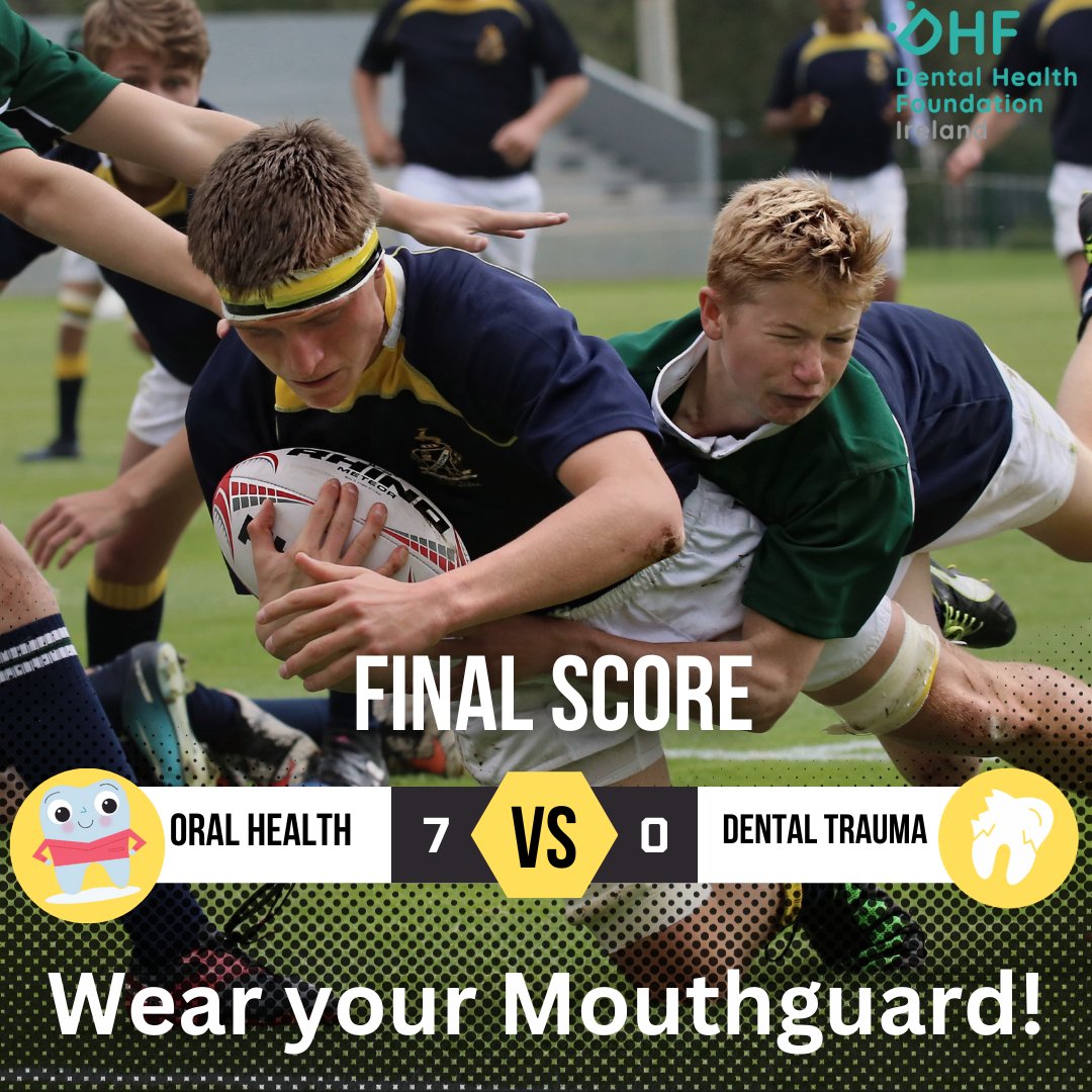 DHF_Ireland's tweet image. As we cheer on Ireland in the Rugby World Cup this weekend, let's not forget the crucial role of mouthguards in safeguarding our smiles during contact sports!  #PlaySafe #GoTeamIreland #mouthguard #oralhealth