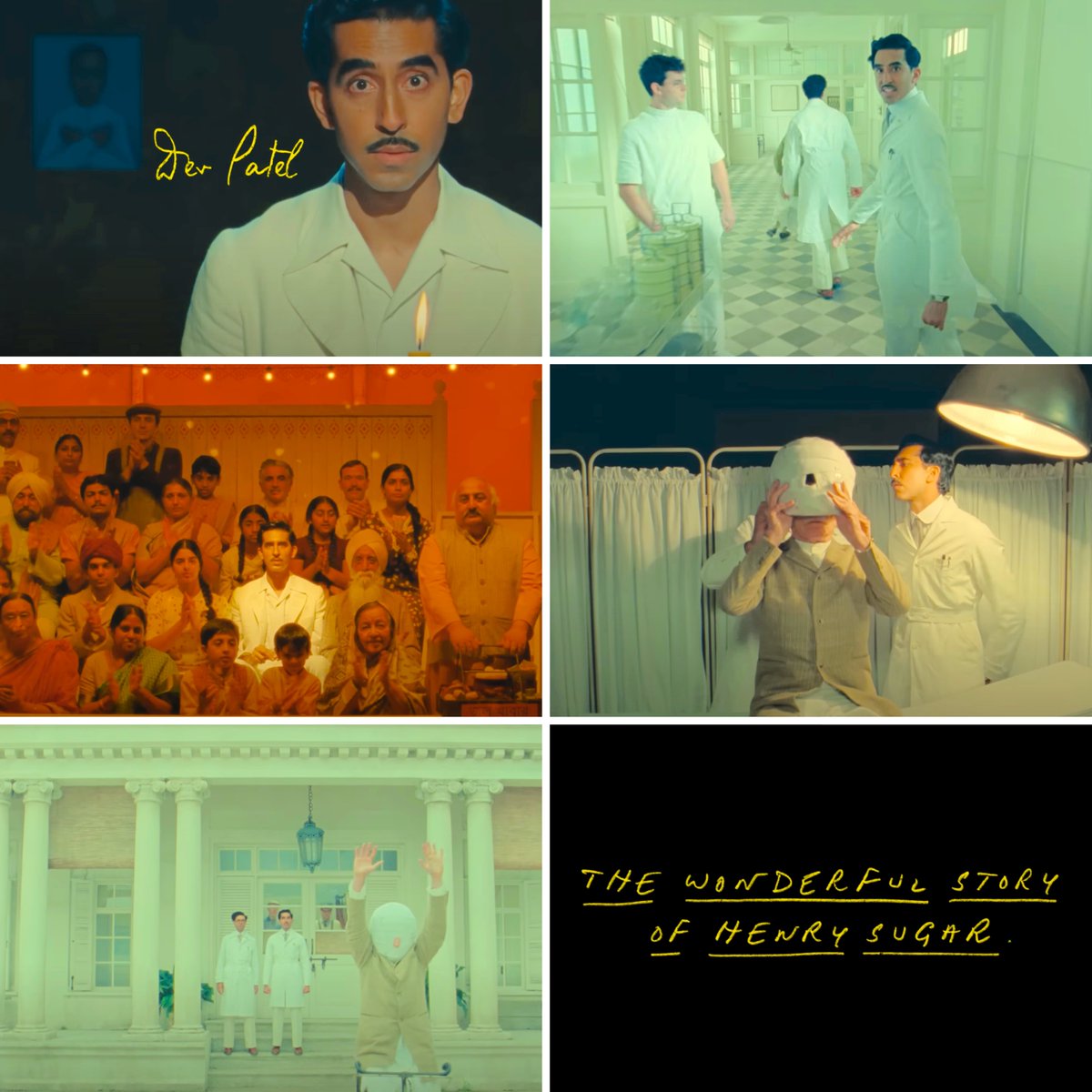 📌 #𝐏𝐑𝐎𝐉𝐄𝐂𝐓: ❛❛ Dev Patel as Dr. Chatterjee in the first trailer of The Wonderful Story Of Henry Sugar (2023) dir. Wes Anderson

#LaMeravigliosaStoriaDiHenrySugar arriva su Netflix il 27 Settembre.