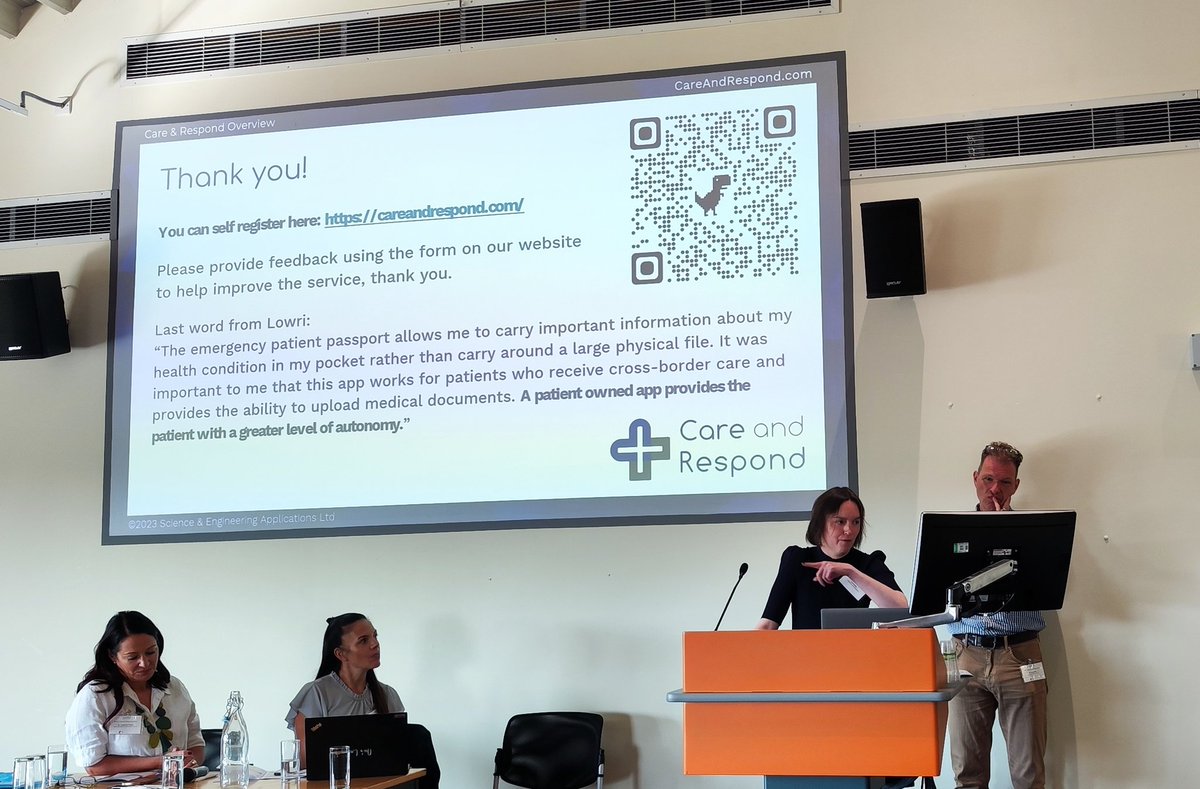 No woman or man is an island. We remain safe because of the people who are around us who knows and are for us.  

@CareAndRespond allows the user to build a connected network to ensure safety in an emergency situation given their own complex health conditions.

#BANCC2023