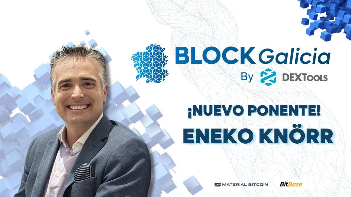 stabolut's tweet photo. 🤩 ¡Tenemos ganas y se nota! 

🤯No te pierdas el I Congreso Internacional de Blockchain en Galicia del 28 al 30 de septiembre en Santiago de Compostela. 

🗓️ ¡Marca la fecha y ven a vernos a #BlockchainGalicia! @enekoknorr estará allí hablando sobre @stabolut y todo lo que necesites saber sobre stablecoins!