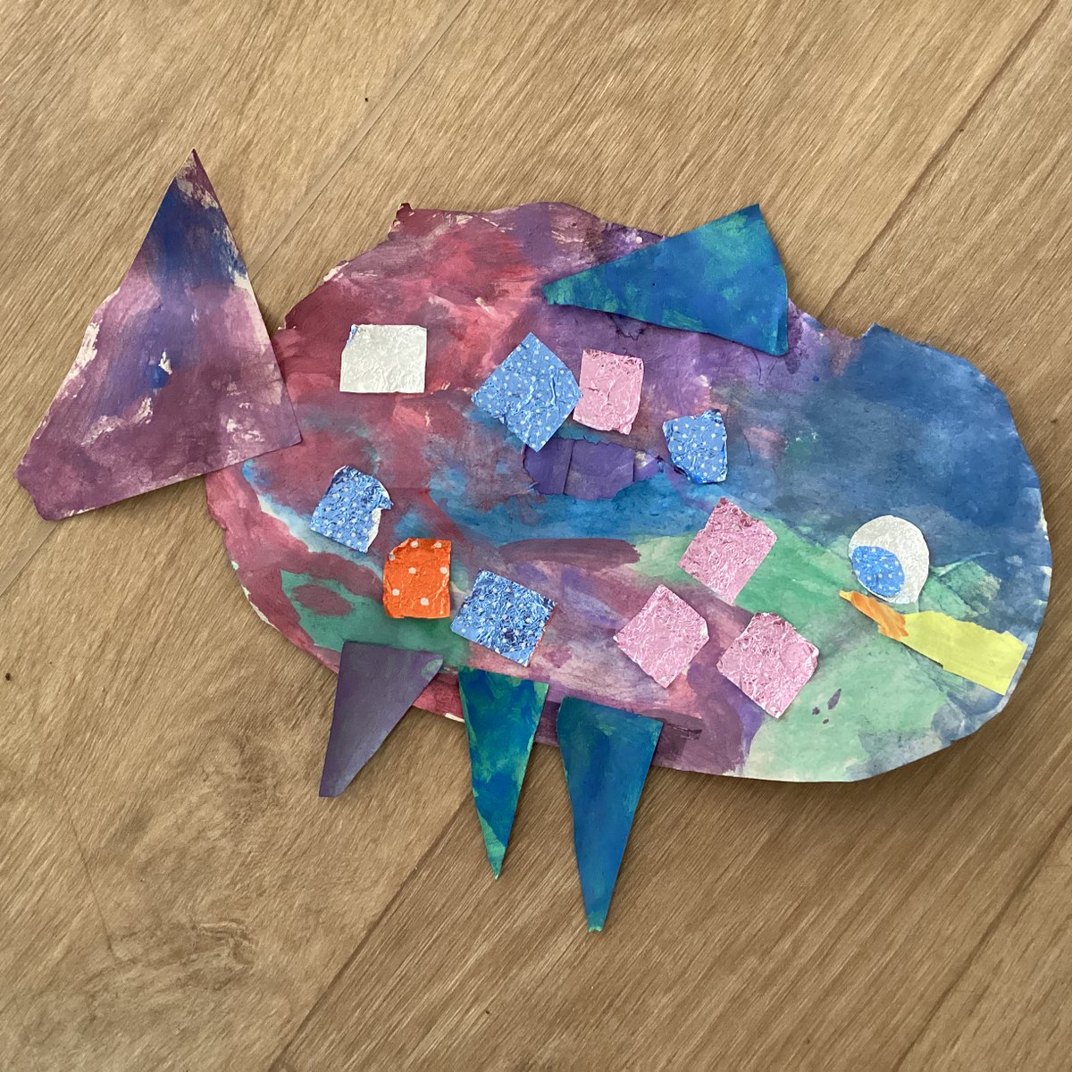 DM_Nursery's tweet photo. We have been exploring our #StoryOfTheMonth - The Rainbow Fish by Marcus Pfister - in a variety of ways across the nursery and we thought you’d like to see some of our work!🌈🐠 #therainbowfish #marcuspfister #earlyyears #september https://t.co/7BDTWG7vax