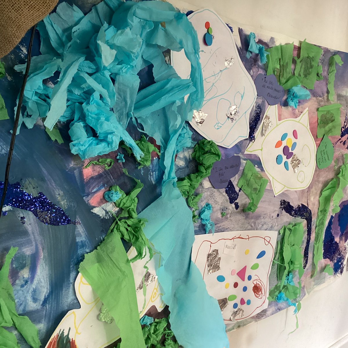 DM_Nursery's tweet photo. We have been exploring our #StoryOfTheMonth - The Rainbow Fish by Marcus Pfister - in a variety of ways across the nursery and we thought you’d like to see some of our work!🌈🐠 #therainbowfish #marcuspfister #earlyyears #september https://t.co/7BDTWG7vax