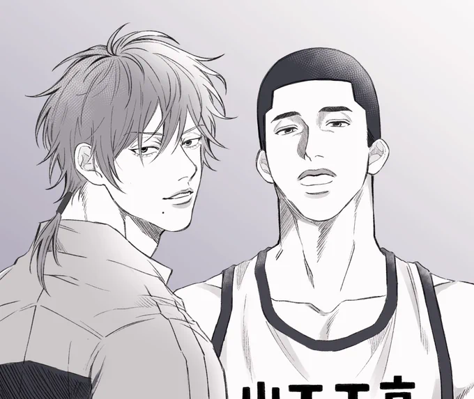 ※クロスオーバー(fktと仁i王)
感嘆詞と接尾語を駆使する男たち🎾🏀 