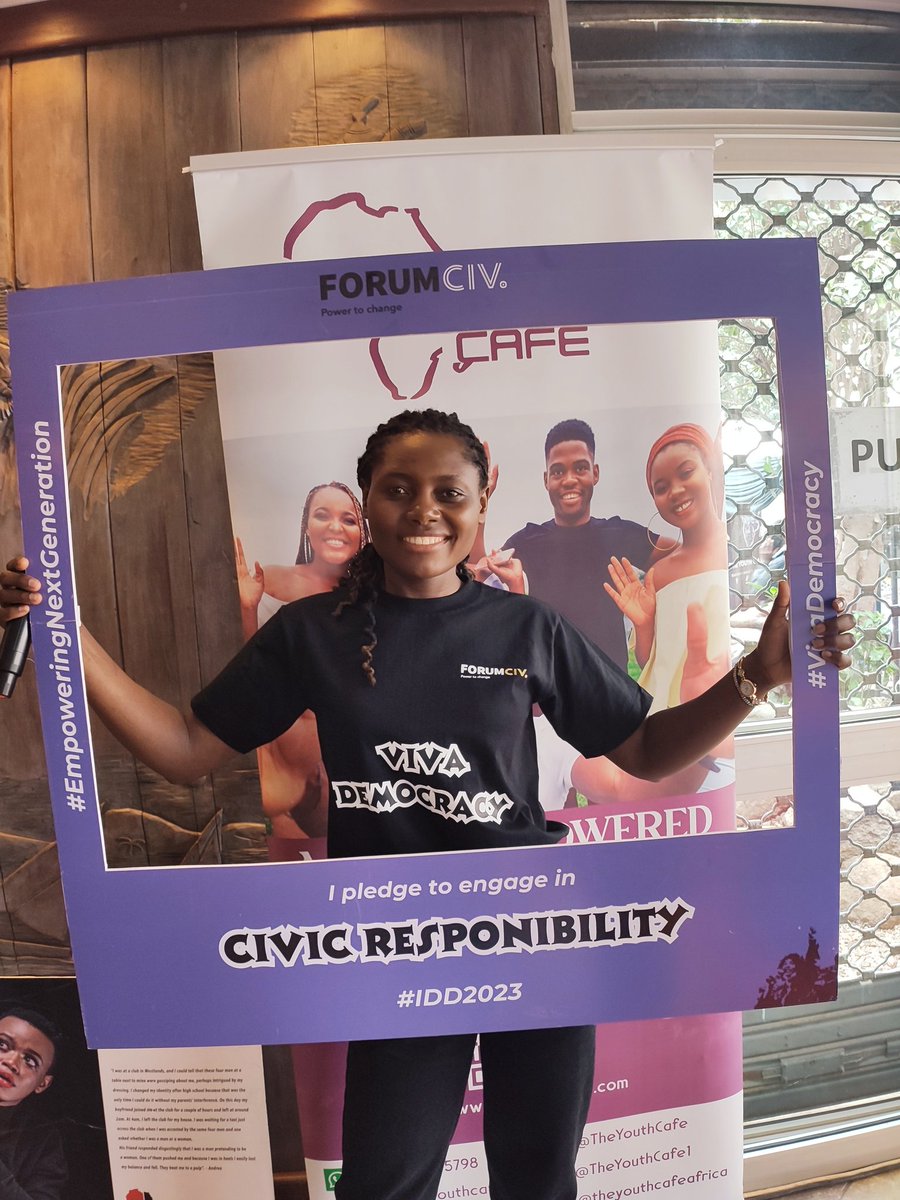 EstherMaende's tweet photo. "Give the young generation spaces to express their issues"-Beatrice Amollo, Registrar of Political Parties
International Day of Democracy
#IDD2023
#EmpowerNextGeneration
#VivaDemocracy https://t.co/fIO28xs0X3