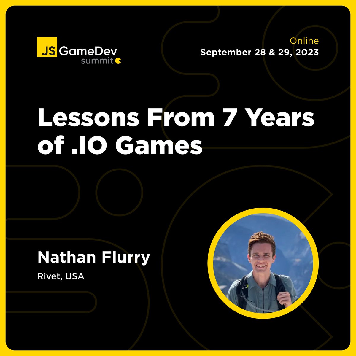 🎙️Having worked for 7 years on popular .io games like Krunker.io, Diep.io & Ev.io, @NathanFlurry has seen multiplayer #WebGame market grow & evolve on the bleeding edge of web tech over the years. Join us👉jsgamedev.com