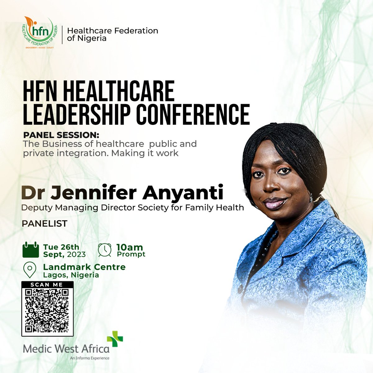 hfn_nigeria's tweet image. Dr. Jennifer Anyanti - Public Health Visionary 🌍

@JAnyantiSFH  the Deputy Managing Director (Strategy/Technical) at the Society for Family Health, is a stalwart in the field of public health. Armed with a Master&apos;s degree in Public Health, she boasts over 15 years of exemplary