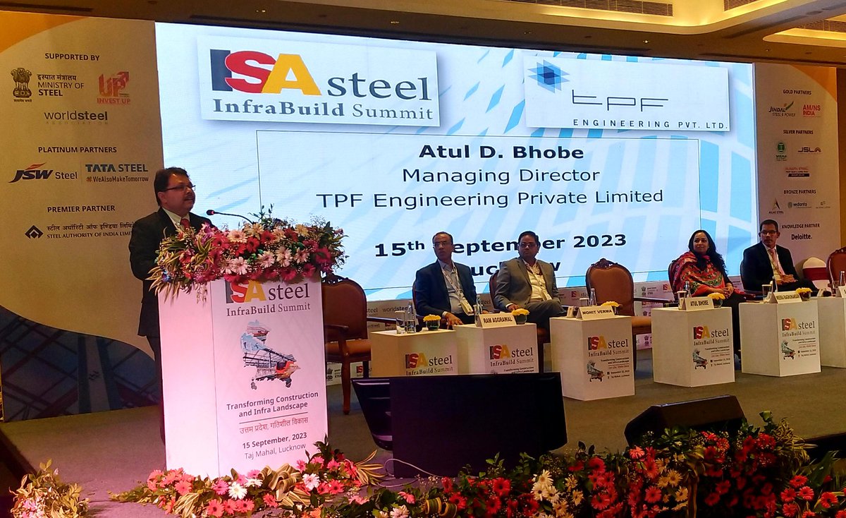 ISASteelEvents's tweet photo. "Issues that need immediate address:
- Academics: Need to increase literature &amp; courses related to steel
- Codes &amp; specifications not keeping pace with the industry.
- Industry upgradation not keeping pace with the implementation needs."
@AtulBhobe, MD, TPF Engineering
#ISASIBS23 https://t.co/k9IZ9pipup