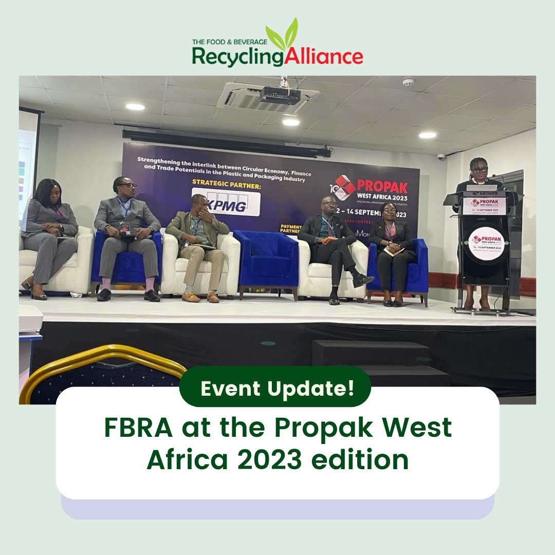 fbralliance's tweet photo. This session was able to identify various transition risks 🚧 and proffer mitigations to these risks. 🔄🌍 

#CircularEconomy #Propak23 #RecyclingAlliance #EPR https://t.co/3m8ModtFMu