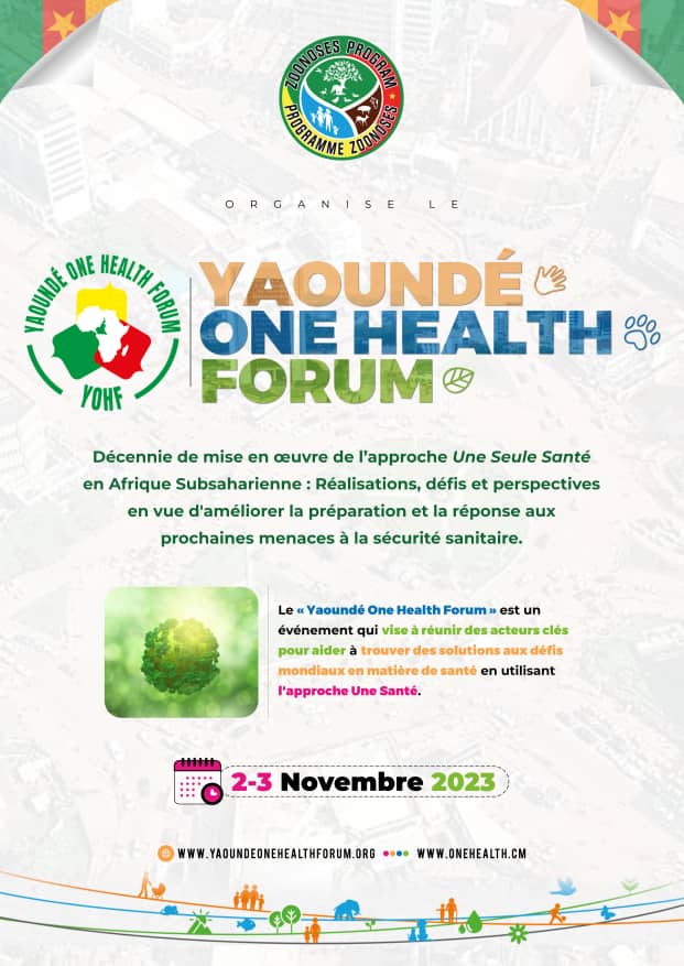 CmrZoonoses's tweet photo. 📌 YAOUNDÉ ONE HEALTH FORUM
2-3 novembre 2023 

Ne manquez pas ce grand événement visant à réunir des acteurs clés pour aider à trouver des solutions aux défis mondiaux en matière de santé en utilisant l'approche Une Seule Santé

Enregistrer vous ici 👇🏾
https://t.co/TrHJ17GBvX https://t.co/ApMBTAKzPn