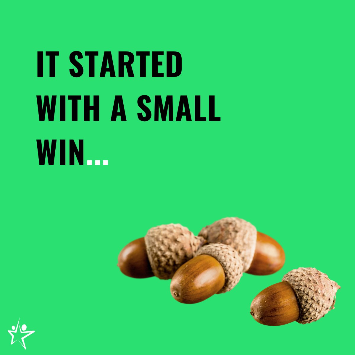 Begin with a #smallwin! 🌱🌳 

⭐️ What have been your #smallwins this week? ⭐️

#beextraordinary #thinksmall #extraordinarysmallwins #personaldevelopment #professionaldevelopment #productivity #coaching #learninganddevelopment #smallbusiness #sme #smallbusinesshelp