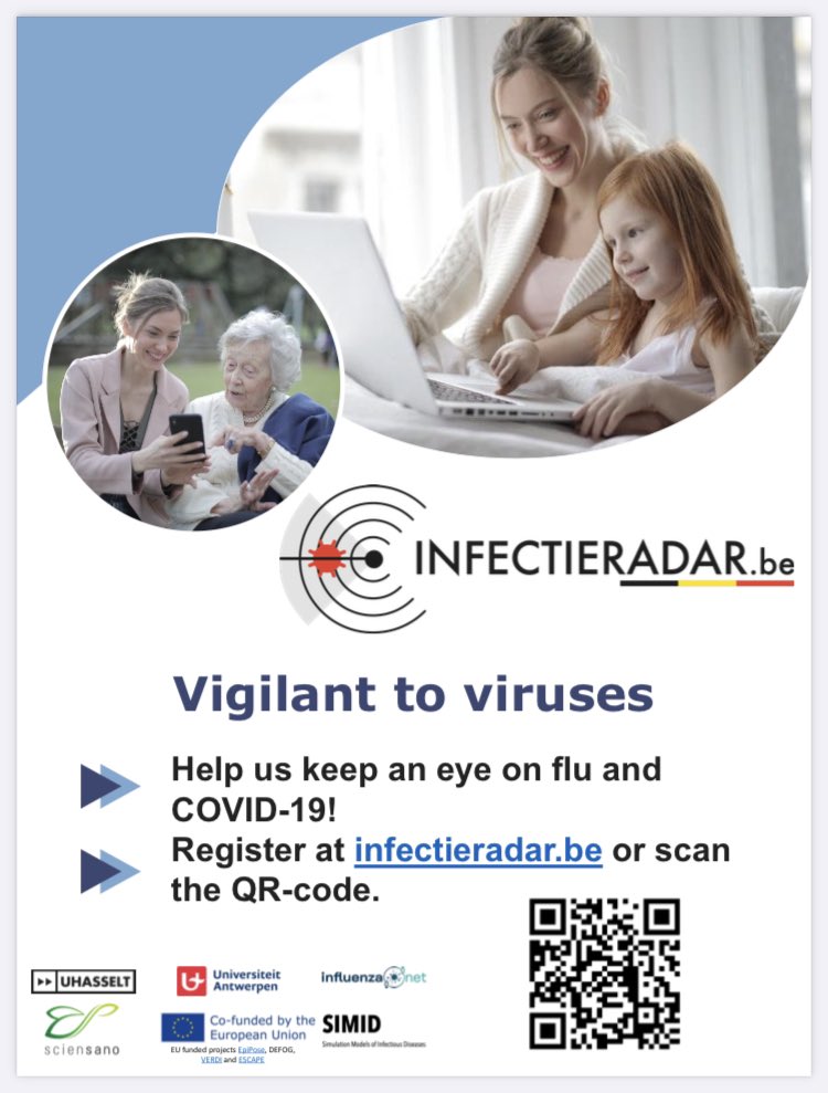 Infectieradar België tweet media