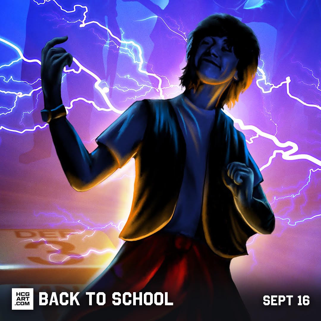 BJohnsonCreates's tweet photo. A most excellent Saturday awaits us! So excited to release new work with @HeroComplexArt and their “Back to School” show!
TOMORROW, September 16.
Don’t forget to wind your watch!
https://t.co/xtn984yXO4
#wacom #herocomplexgallery
#billandted #bryanjohnsoncreative https://t.co/Ed8WOLxEXU