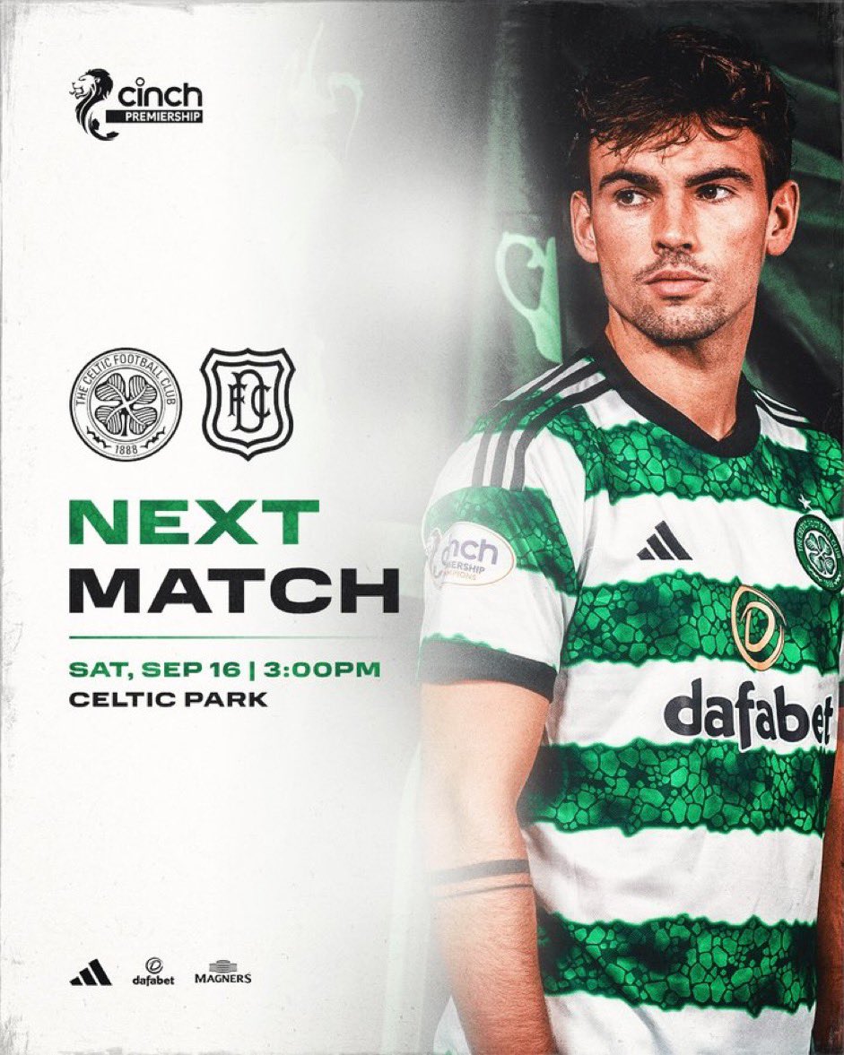 π Celtic Away Days π (@celticawayday) on Twitter photo <a href="/CelticFC/">Celtic Football Club</a> take on Dundee tomorrow ko 16:00 Santa Ponsa time
<a href="/TheIrishBrigade/">The Irish Brigade</a> will be leading the songs of praise before and after the match
<a href="/celticbars/">Celticbars</a> <a href="/CelticFC/">Celtic Football Club</a> take on Dundee tomorrow ko 16:00 Santa Ponsa time
<a href="/TheIrishBrigade/">The Irish Brigade</a> will be leading the songs of praise before and after the match
<a href="/celticbars/">Celticbars</a>