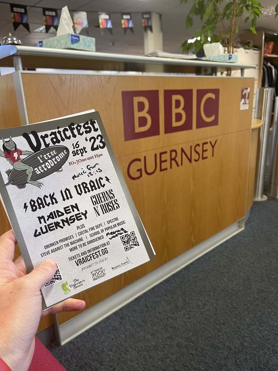 On <a href="/BBCGuernsey/">BBC Guernsey</a> this morning talking VraicFest which is taking place tomorrow #Guernsey #LiveMusic