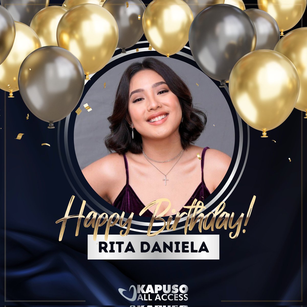 Happy birthday, Rita Daniela! Wishing you good health, happiness, and more success. 💖 #HBDKapusoRita #RitaDaniela #Kapuso