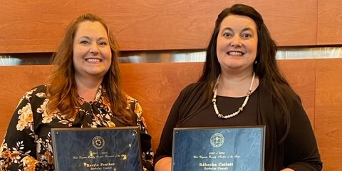 🏆 #ShoutOut to Rebecha Catlett, BCS Teacher of the Year, and Kerrie Prather, BCS Service Personnel of the Year! They were recognized by the <a href="/WVEducation/">West Virginia Department of Education</a> @ Celebration of Excellence in Education conference! 🏆

👏👏 Thank you for everything you! #BCSInvested23 #BEInvested 👏👏