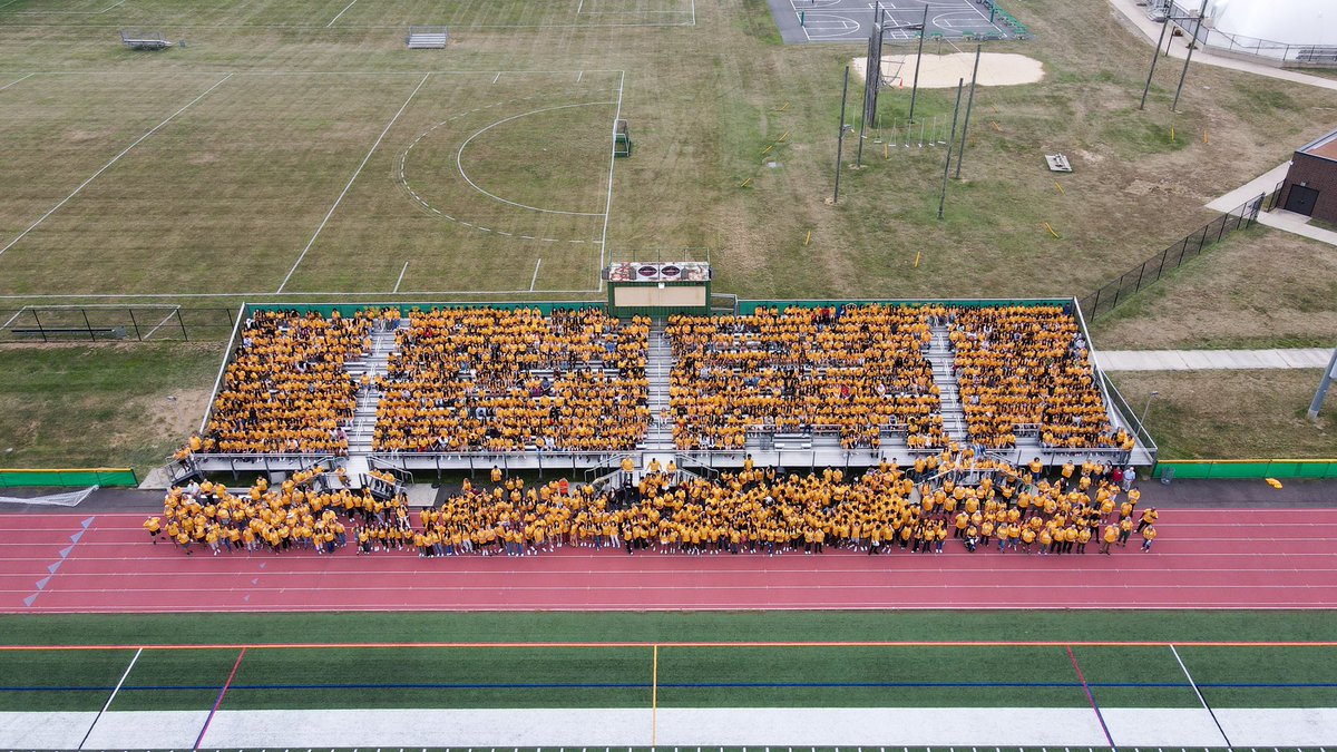 High School South opens its doors for the 50th year this year. HSS celebrated w a commemorative shirt created by @DrMJPearson last Friday. #50UTH #wwprsd