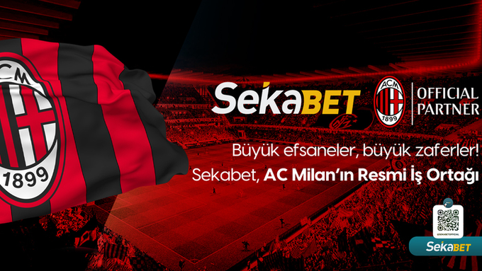 #Sekabet, AC Milan'ın Resmi İş Ortağı! 🏆 Büyük efsaneler, büyük zaferler! Grandi leggende, grandi vittorie ✔️ Şimdi Bize Katıl t2m.io/sekatw23