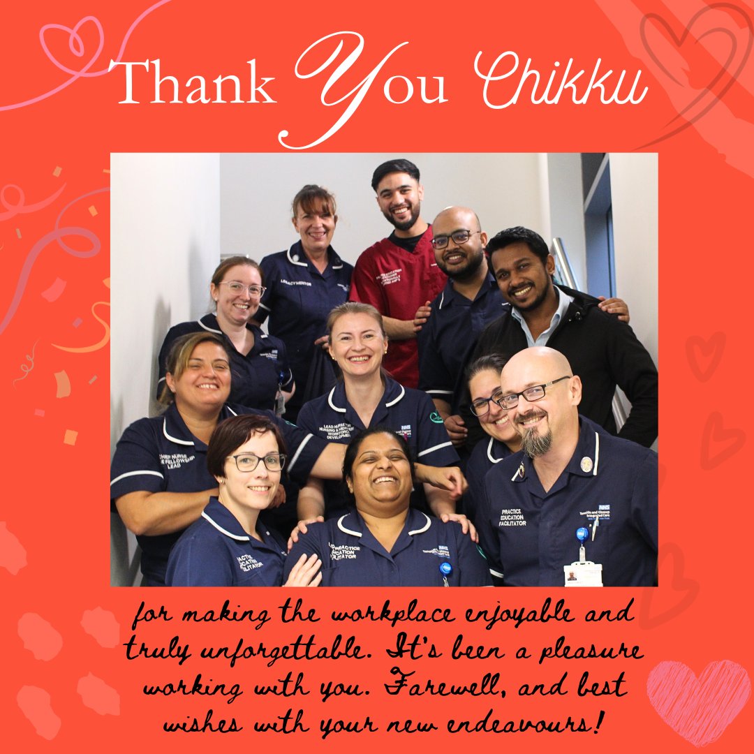 PEF Team at Tameside & Glossop ICFT (@pefteamtgicft) on Twitter photo Thanking you for the amazing memories and wishing all the very best to the exciting adventures ahead Chikku.
We will miss you #PEFTeam ๐
#TamesideNHS #NHS #TGCF <a href="/PreceptorshipTG/">Preceptorship Team</a> <a href="/TandGICFTJobs/">Recruitment@T&GICFT</a> <a href="/Tameside_ICP/">Tameside Integrated Care Partnership</a> Thanking you for the amazing memories and wishing all the very best to the exciting adventures ahead Chikku.
We will miss you #PEFTeam ๐
#TamesideNHS #NHS #TGCF <a href="/PreceptorshipTG/">Preceptorship Team</a> <a href="/TandGICFTJobs/">Recruitment@T&GICFT</a> <a href="/Tameside_ICP/">Tameside Integrated Care Partnership</a>