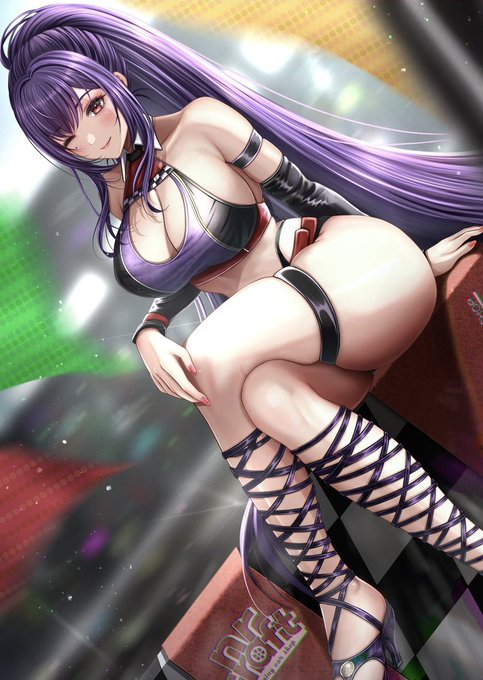 レースクイーンのエチエチお姉さん💜 