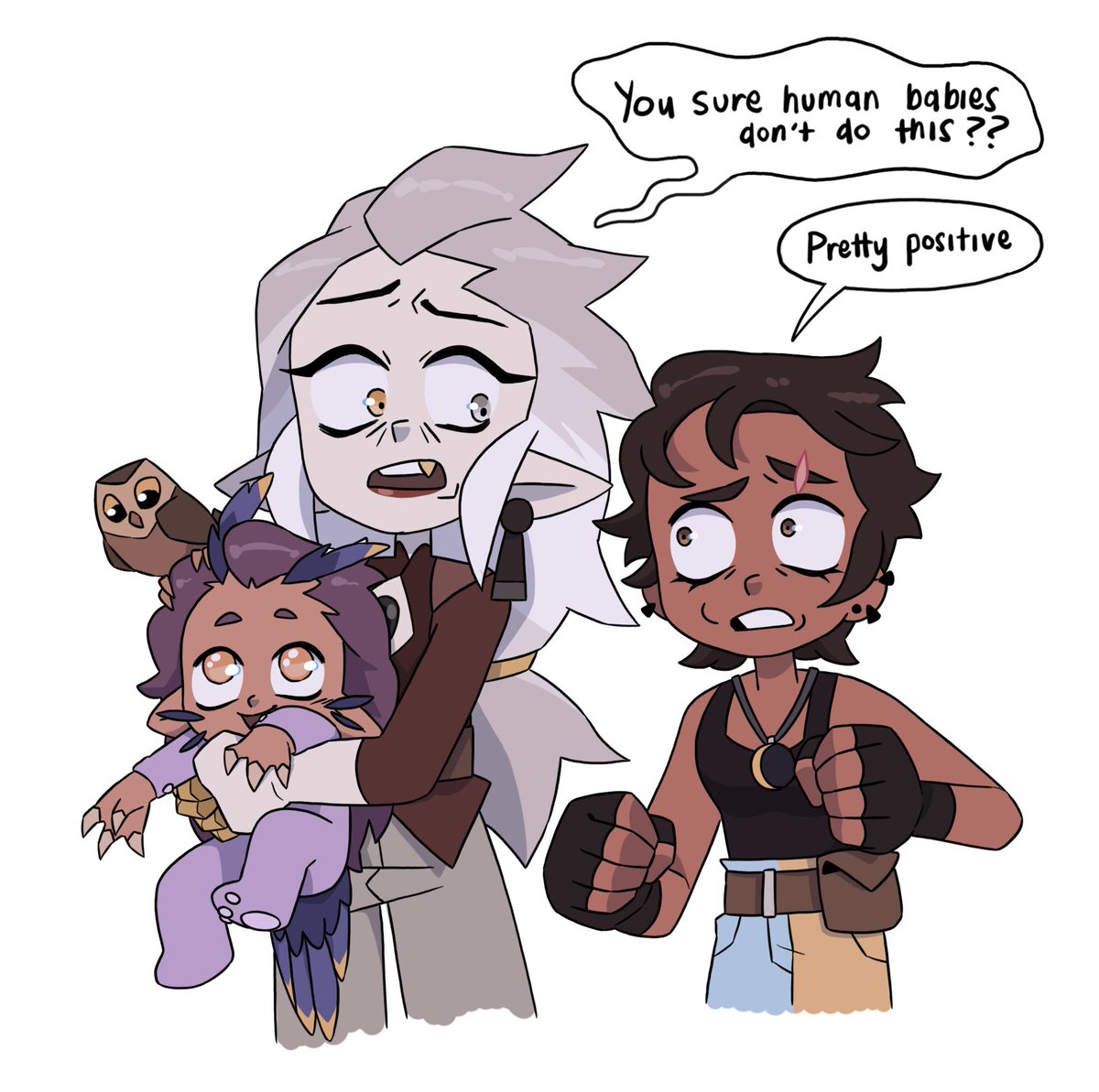 Just normal new mum things😋 #TheOwlHouse #theowlhousefanart