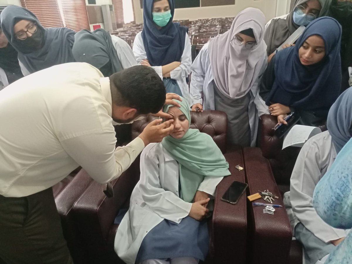 14-09-2023

Pakistan Optometric Society (POS) conducted a Contact Lens Hands-on training session at Pakistan Institute of Ophthalmology (Al-Shifa Eye Trust) Rawalpindi. 
Hands-on training of Soft Toric Contact Lenses and Misight Myopia Contact Lenses was facilitated by /1