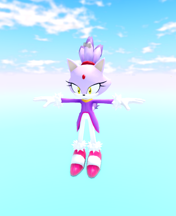 jigbvfdfc's tweet photo. Blaze The Cat Model #SonicSpeedSimulator https://t.co/Kj4r0su0u2