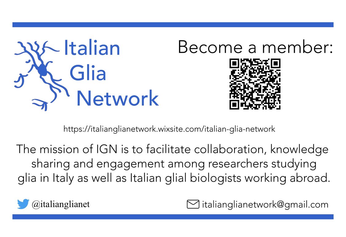 Come learn more about the #ItalianGliaNetwork today at 2:15 pm in “Sala Madrid” at #SINS2023 🤩

@italianglianet @LauCiviero @NNZ79 @enrica_boda @PhDPetrelli @Valentina_Cerr