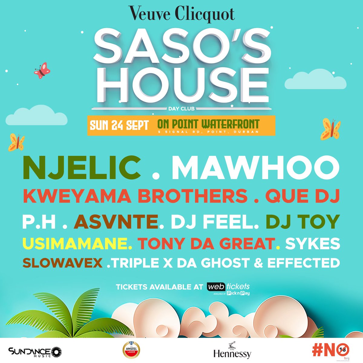 🚨WE SAID BIGGER &amp; BETTER‼️ <a href="/NJELIC_SA/">#DrGandayi</a> x <a href="/mawhoo3/">Rich Monalisa</a> x  <a href="/Djtoyjustdance/">Djtoyjustdance</a> x  @sykes_sax @usimamane24000 x <a href="/realQueDj/">Ighost</a> x <a href="/kweyamabrothers/">PianoOverPoverty</a>  x <a href="/iam_ph/">EKSE PH 🗣Awu Faki Volume boi</a> x <a href="/DJFeelSA/">DJ Feel</a> x <a href="/asvntemusic/">MINA (FT 031 CHOPPA) OUT NOW</a> &amp; more🏆🤌🏽

GET YOUR TICKETS &amp; TABLES HERE >>> sasoshouse.com 🎟️ 24 SEPT 📍 On Point Waterfront 🚀
