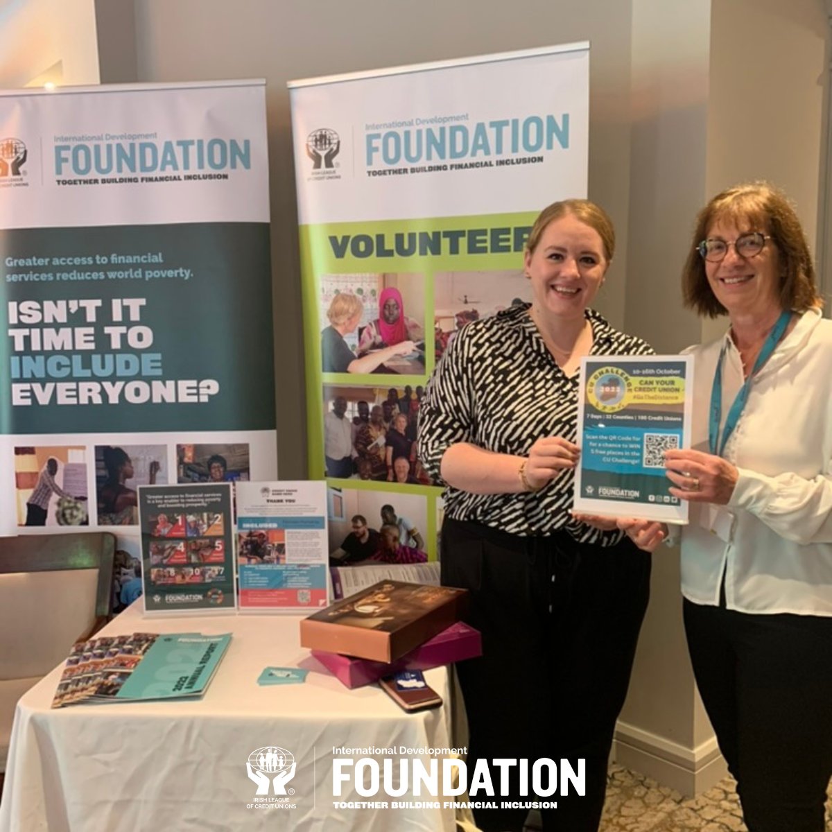 It was great to see so many of you at the CUMA Autumn Conference over the last few days! Thank you to the <a href="/cumanagers/">CUMA</a> team &amp; everyone who stopped by our stand.

Congratulations to Joan Gallagher from <a href="/derrycu/">Derry Credit Union</a>, who won our prize! Enjoy the cookies &amp; good luck with the Challenge!