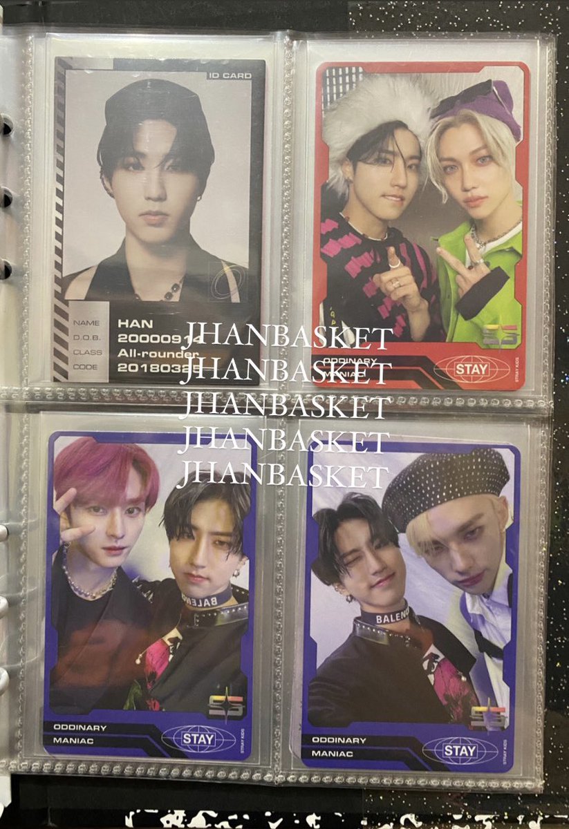 JHanBasket's tweet photo. WTS | LFB | PH ONLY
#JHBasketSales

♡ stray kids han oddinary pc set 
• 1,500 php 
• sold as set only 

dm! 

🏷️ skz han jisung photocard maniac https://t.co/Hq24Mw90XH