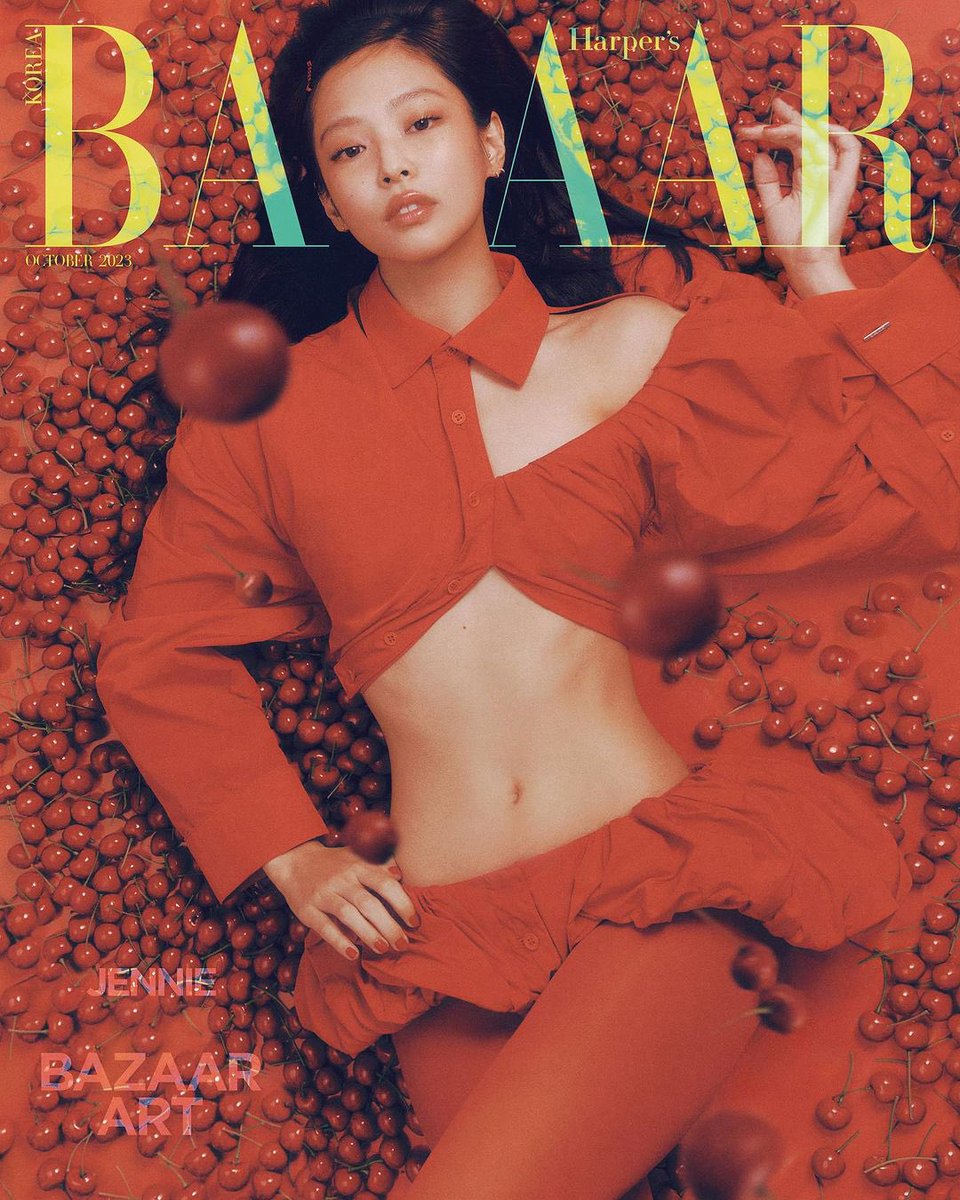 PopBase's tweet photo. BLACKPINK's Jennie for Harper's Bazaar. https://t.co/9k0nSi7wnH