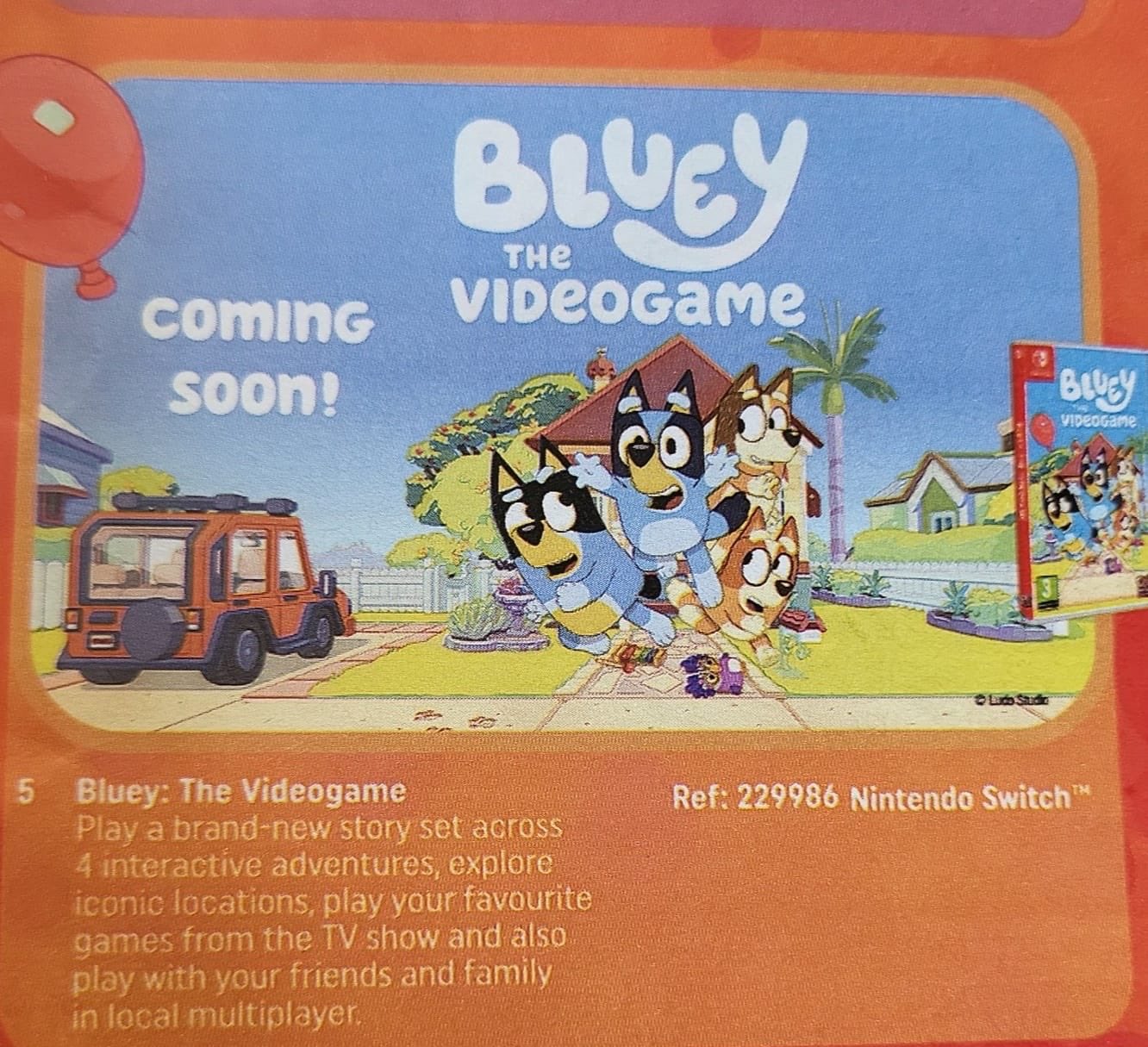 Amazon.com: Bluey: The Videogame- Nintendo Switch : Outright
