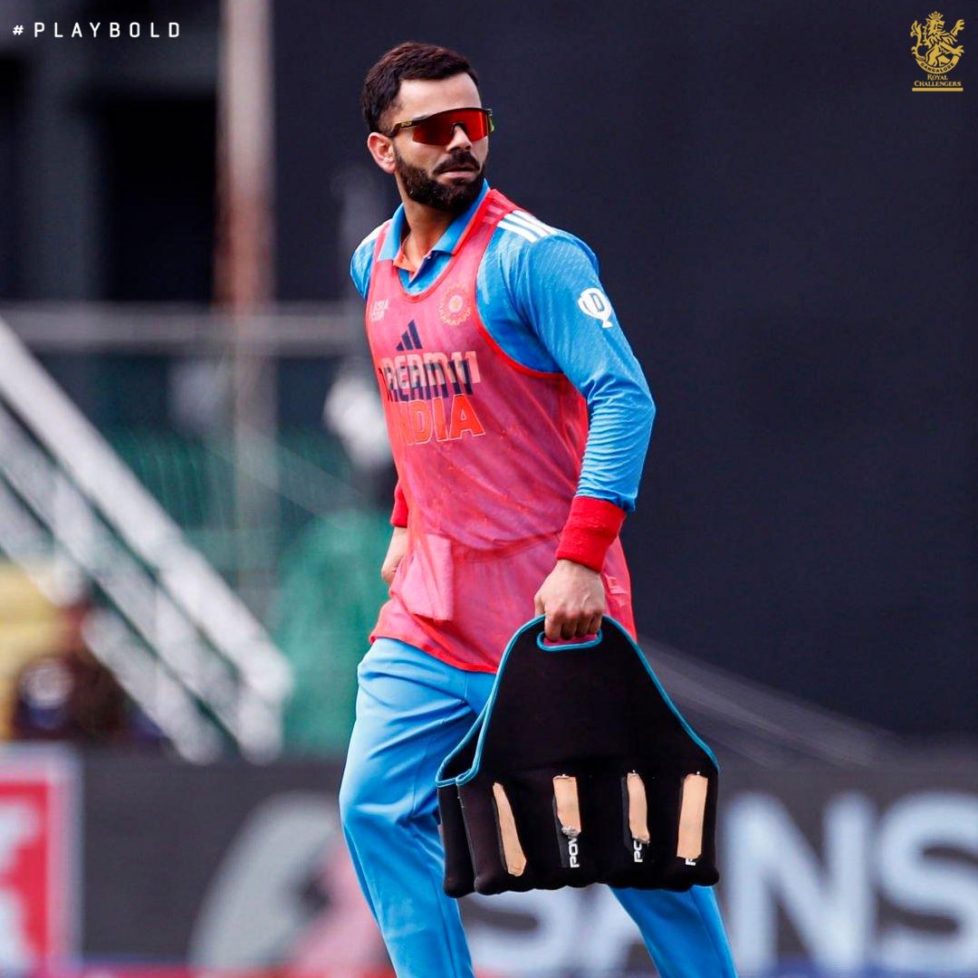 RCBTweets's tweet photo. Rested but never resting 🏃👑

#PlayBold #BANvIND #AsiaCup2023 #ViratKohli https://t.co/GJZdYv1uJE