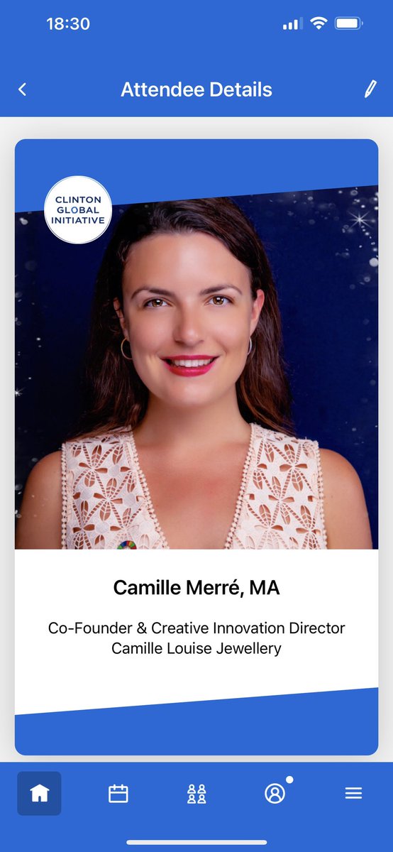 CamilleMerre's tweet photo. Participating @ClintonFdn @CGIU Clinton Global Initiative as #CGIU2021 Alumni Fellow Commitment to Action (CTA) in NEW YORK @ClimateGroup
Thank you very much to the CGI team for this valuable invitation.
https://t.co/NZ3AzW8cPU
#clintonfoudation #CGI2023 #entrepreneur https://t.co/XjvyWaW1Oq