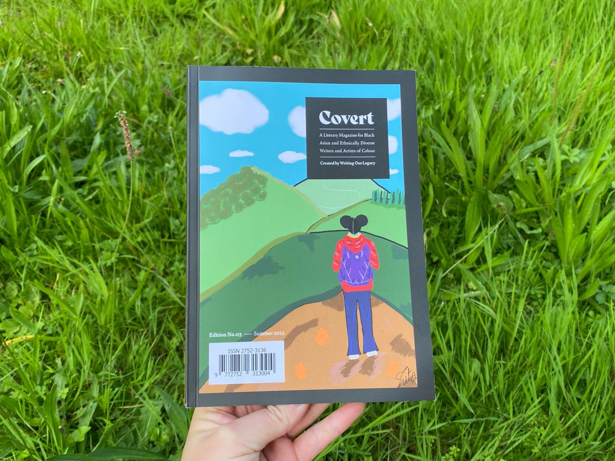 We're so excited to have a copy of the beautiful 3rd edition of the Covert magazine by @BHwritinglegacy. A literary magazine for Black, Asian and ethnically diverse writers and artists of colour. Find out more about this edition and their work here: writingourlegacy.org.uk/product/covert…