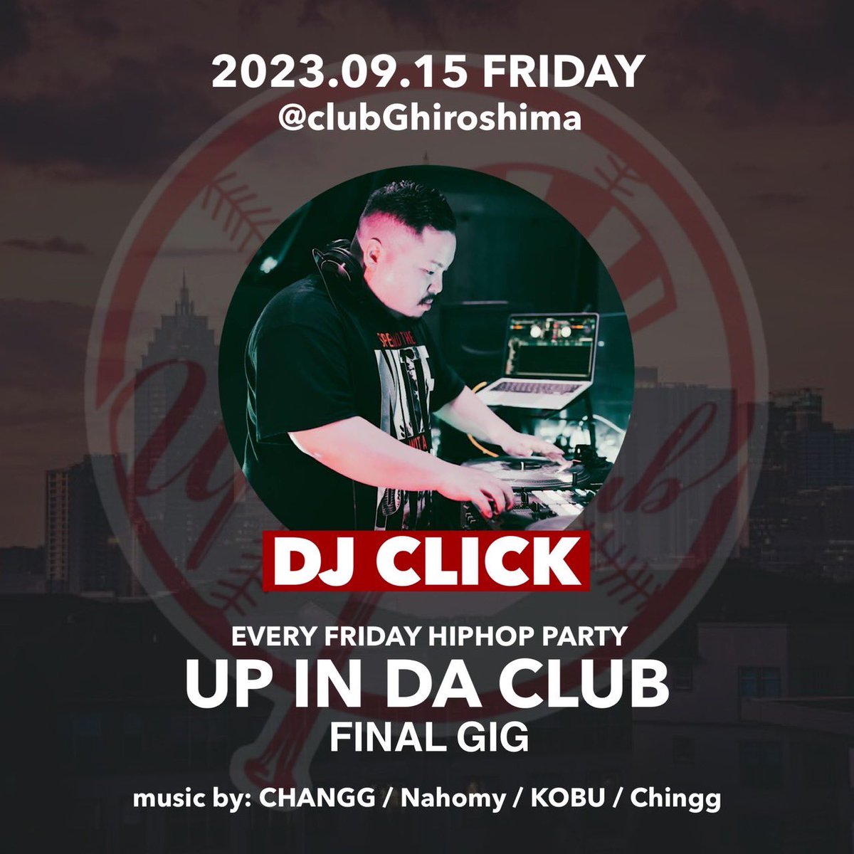 djNahomy's tweet photo. 今夜はUP IN DA CLUB
@nyouidc @clubGhiroshima 

来月から沖縄に引っ越す @djclick1994 LAST GIG🔥
そして、渡米するDJ CHINGGもclub Gへの出演はラストです🔥
新しい拠点でも飛躍できるよう、盛大に送り出したいと思うので、是非！遊びに来てください😊🙏✨ https://t.co/7NevQWPZl7