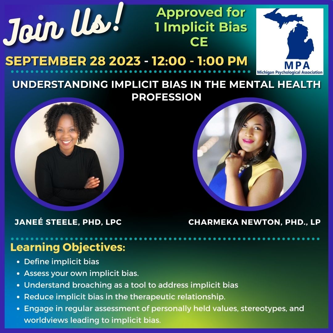 There is still time to register for the Implicit Bias training on Thursday, September 28th! 

Register here --&gt; mpsa.memberclicks.net/implicitbias23