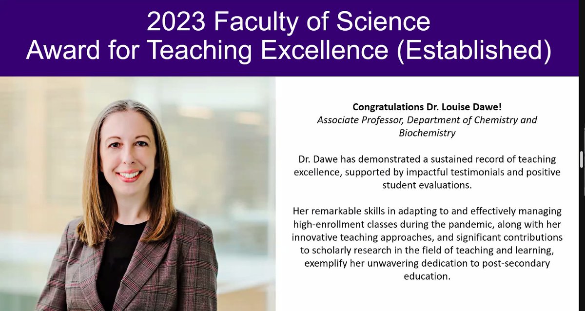 Laurier Biology ๐๐
ช๐ (@laurierbiology) on Twitter photo Congratulations to our <a href="/LaurierSci/">Laurier Science</a> colleagues Dr. Medeiros from <a href="/LaurierKin/">Laurier Kinesiology</a> and Dr. Dawe from <a href="/WLUChemBiochem/">Laurier ChemBiochem</a> on your well-deserved awards for teaching excellence! Congratulations to our <a href="/LaurierSci/">Laurier Science</a> colleagues Dr. Medeiros from <a href="/LaurierKin/">Laurier Kinesiology</a> and Dr. Dawe from <a href="/WLUChemBiochem/">Laurier ChemBiochem</a> on your well-deserved awards for teaching excellence!