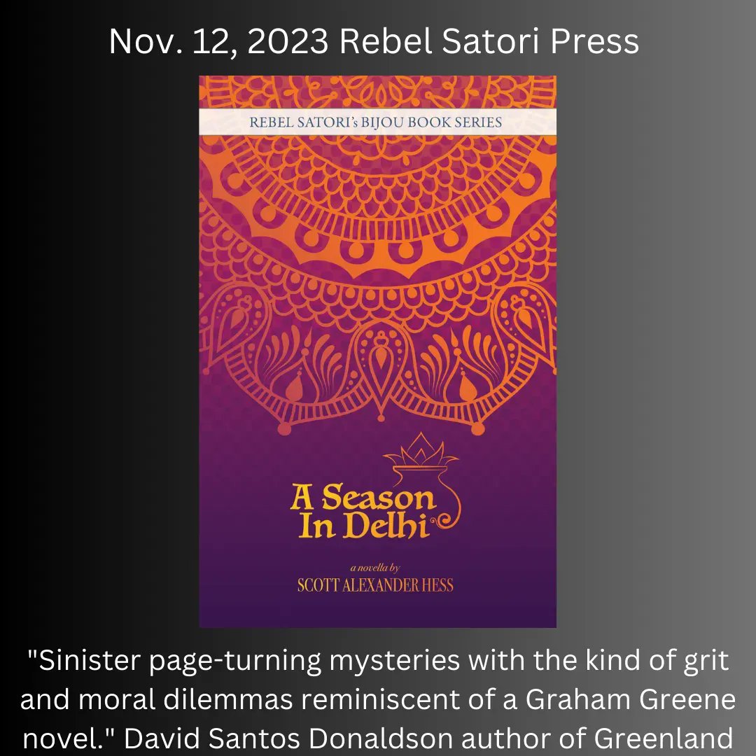 Inspired by two trips to Delhi with my husband my new fiction A SEASON IN DELHI is out Nov. 12. @rebelsatori I put my heart into this one. #bookish #reader #instabook #india #diwali #lgbtaia #newyork #fiction #queer #booksbooksbooks link in bio pre-order buff.ly/445QoZa