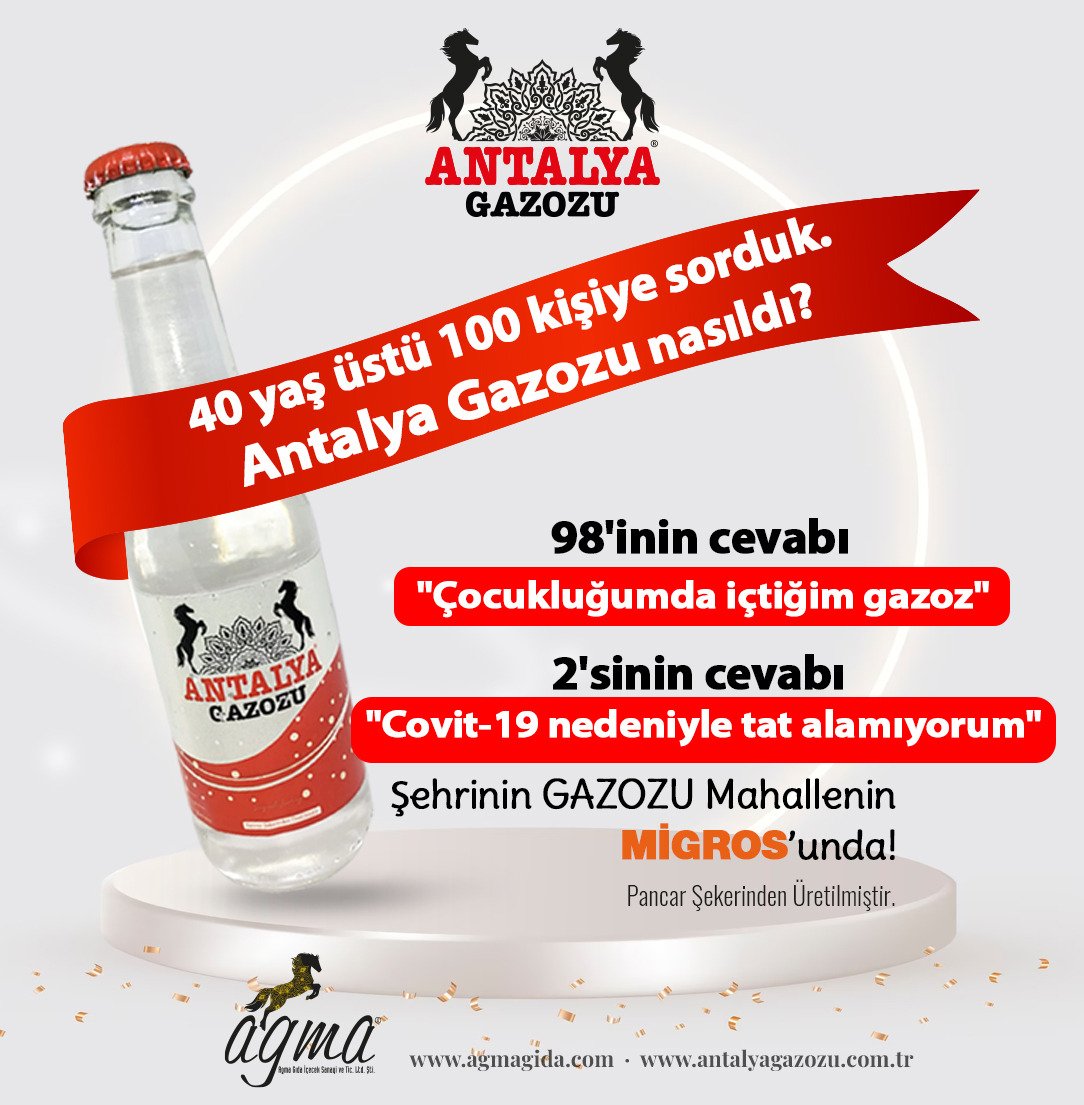 Çocukluğunun tadı Migros'ta 
#gazoz #Antalya #migros #Antalyagazozu