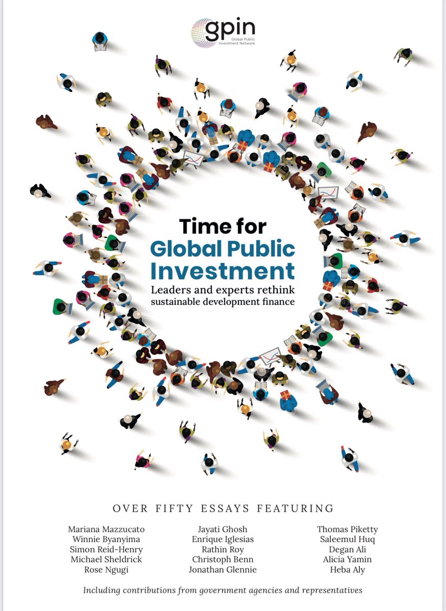 We can’t solve the challenges the world faces unless we find the money - money that is not whim or gift or for profit, but is globally co-raised, co-planned & public. See 50 leaders’ inspiring essays on why it’s Time for Global Public Investment, here: globalpublicinvestment.net/report-time-fo…