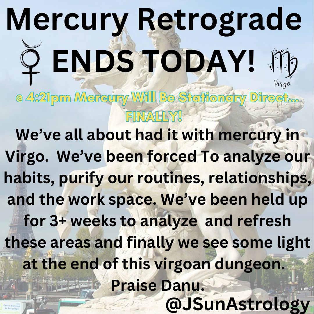 JSunAstrology's tweet photo. Couldn’t be any more glad that this shits over. Lot of good insight but what a process to get there! #Astrology #MercuryRetrograde #Mercury #Zodiac #Horoscope #PraiseDanu https://t.co/da7ktZ0oxz