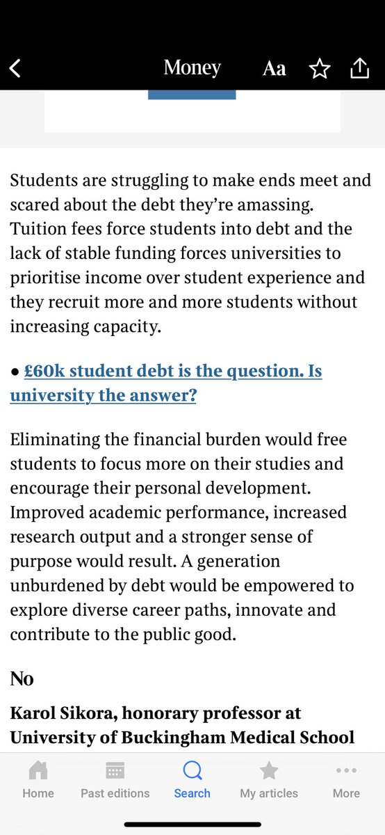 chloenusvphe's tweet image. my brief piece in the times about why it is vital that tuition fees are scrapped.

HE is in crisis. students are working multiple part time jobs to just get by. the rental crisis is leaving students homeless as we speak. the only solution is to demarketise
thetimes.co.uk/article/edadd6…
