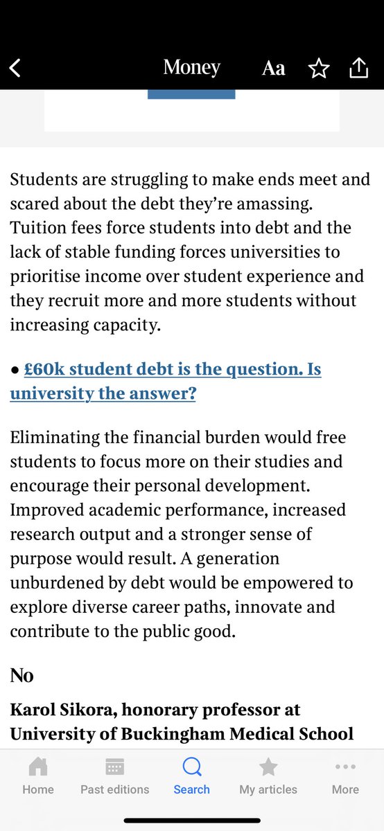 my brief piece in the times about why it is vital that tuition fees are scrapped. HE is in crisis. students are working multiple part time jobs to just get by. the rental crisis is leaving students homeless as we speak. the only solution is to demarketise thetimes.co.uk/article/edadd6…