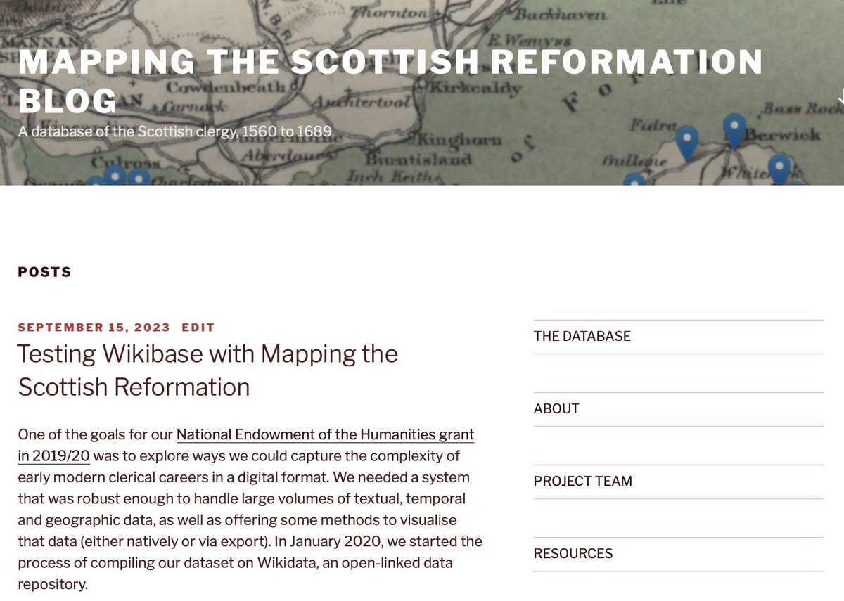 Mapping the Scottish Reformation tweet media