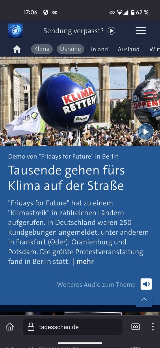 hm... "man geht auf _die_ Straße" vs. "man geht auf _der_ Straße" <a href="/tagesschau/">tagesschau</a> meint Ihr wirklich, was da geschrieben ist? Wo sollten die Demonstranten sonst gehen? - Ach,das gehen auf der Straße ist ja inzwischen bei Demos etwas Besonderes. 😉