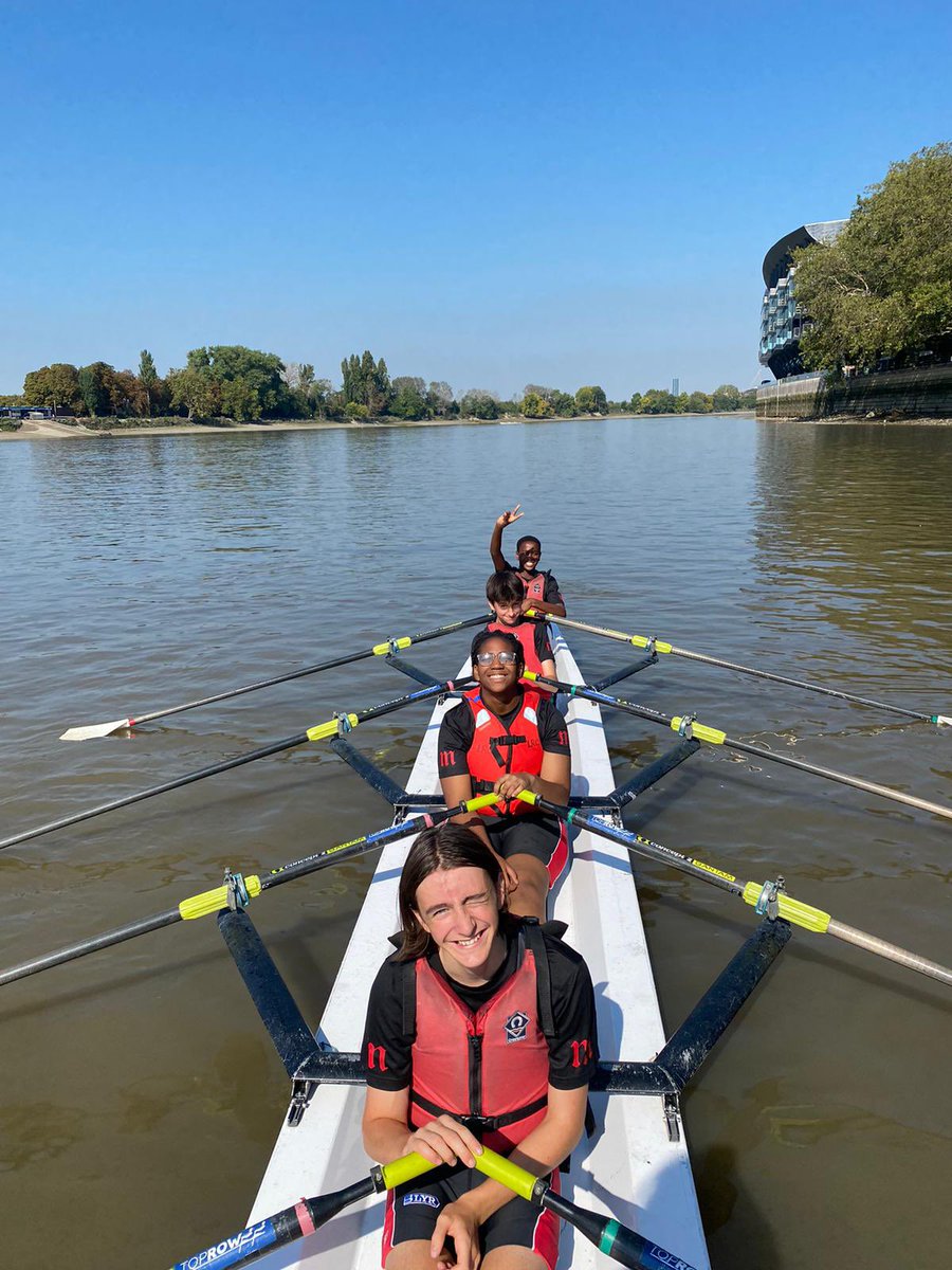 Mossbourne Rowing (@mossbournerow) on Twitter photo Out on the <a href="/TidewayLondon/">Tideway</a> with the new year 9s and <a href="/LYRowing/">London Youth Rowing</a> today opening the new start line of the <a href="/theboatrace/">The CHANEL J12 Boat Race</a> course in Putney. Out on the <a href="/TidewayLondon/">Tideway</a> with the new year 9s and <a href="/LYRowing/">London Youth Rowing</a> today opening the new start line of the <a href="/theboatrace/">The CHANEL J12 Boat Race</a> course in Putney.