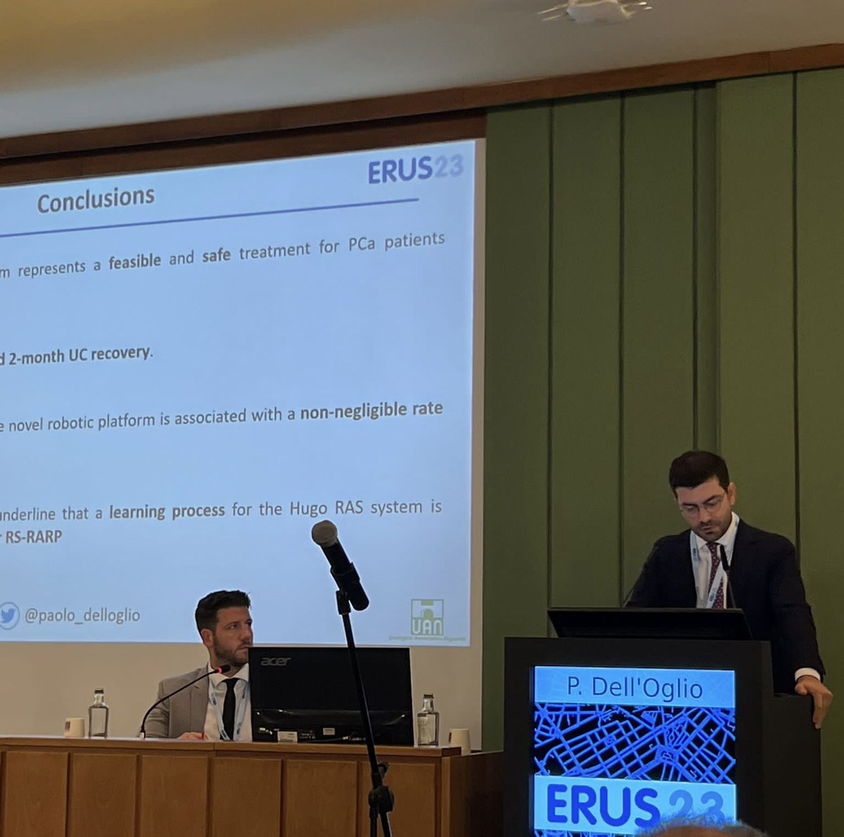 Paolo Dell'Oglio (@paolo_delloglio) on Twitter photo Honored to have presented our experience with the novel Hugo RAS system for Retzius-sparing RARP at #ERUS23 <a href="/Medtronic/">Medtronic</a> <a href="/EAU_YAURobotics/">EAU_YAURobotics</a> <a href="/ospniguarda/">Ospedale Niguarda</a> <a href="/Uroweb/">European Association of Urology (EAU)</a> Honored to have presented our experience with the novel Hugo RAS system for Retzius-sparing RARP at #ERUS23 <a href="/Medtronic/">Medtronic</a> <a href="/EAU_YAURobotics/">EAU_YAURobotics</a> <a href="/ospniguarda/">Ospedale Niguarda</a> <a href="/Uroweb/">European Association of Urology (EAU)</a>